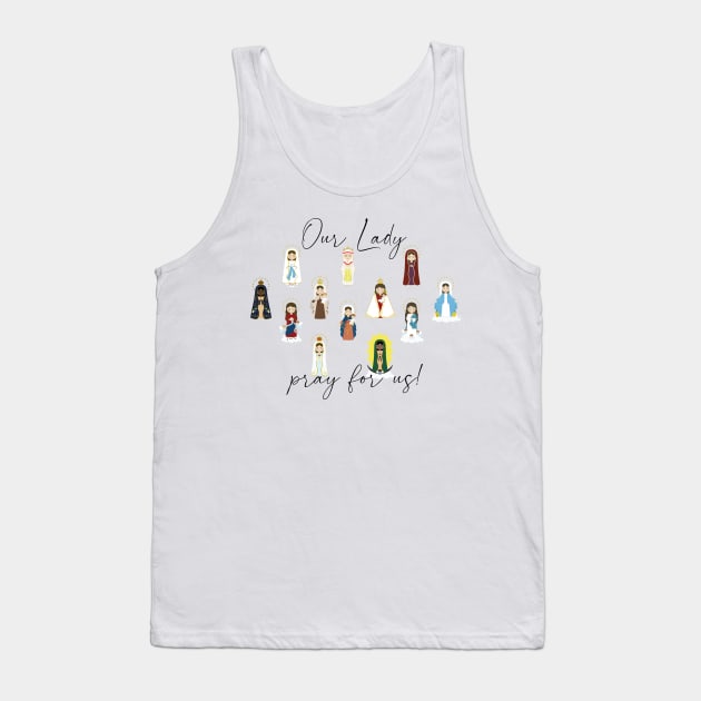 Our Lady Tank Top by alinerope